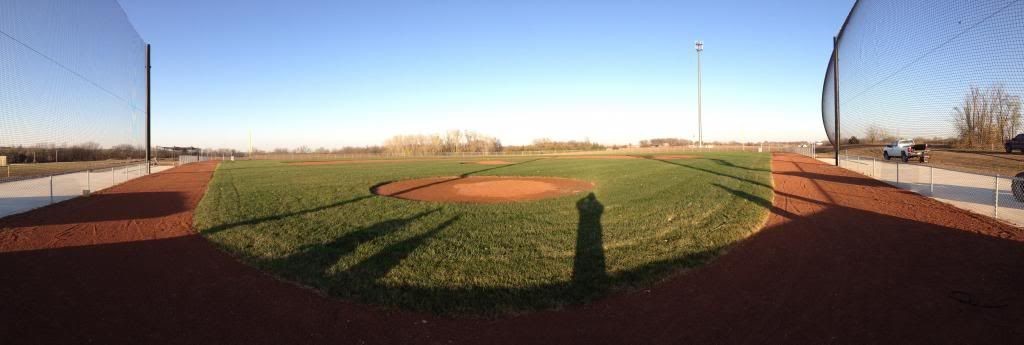 A Field with Natural Turf Installed by Mid-America Sports Construction 