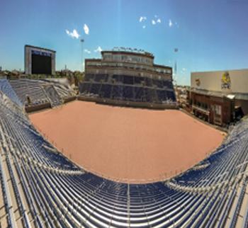 Bird’s eye view of old UCM baseball field