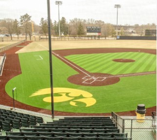 Contact Mid-America Sports Construction for the Best Athletic Turf on the Market : An Aerial Photo of Personalized Athletic Turf Installed by Mid-America Sports